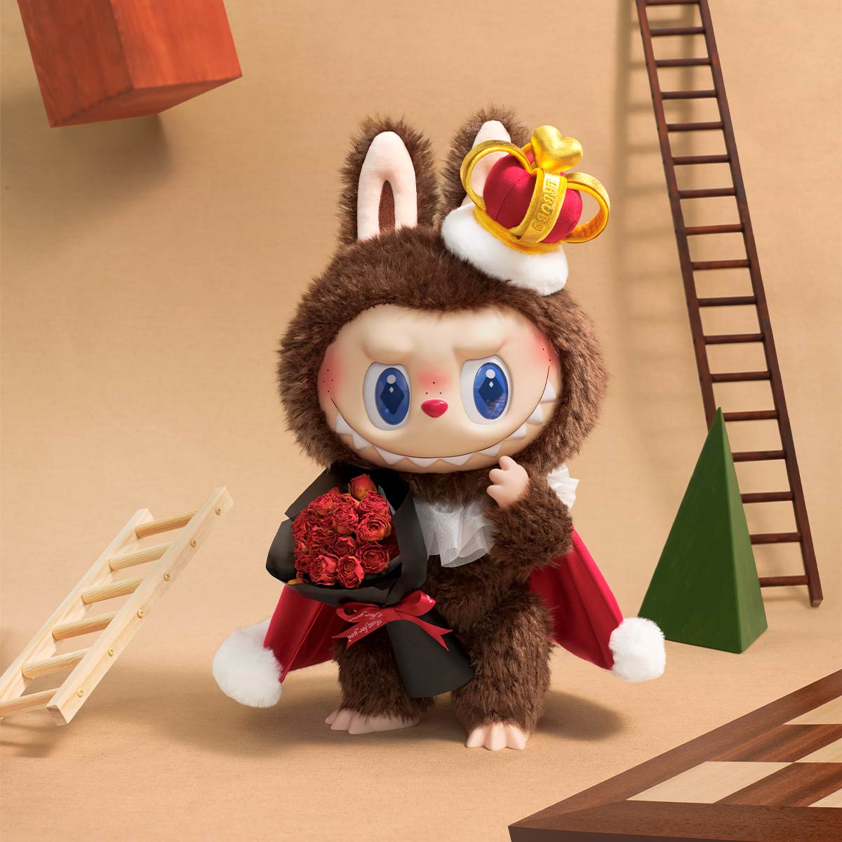 POPMART LABUBU THE MONSTERS 'LET'S CHECKMATE SERIES' VINYL PLUSH DOLL (40 CM)