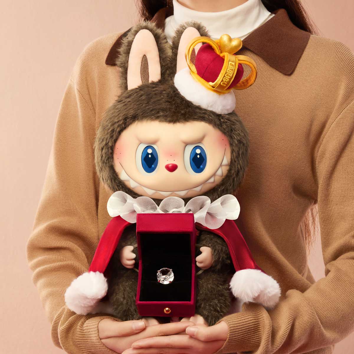 POPMART LABUBU THE MONSTERS 'LET'S CHECKMATE SERIES' VINYL PLUSH DOLL (40 CM)