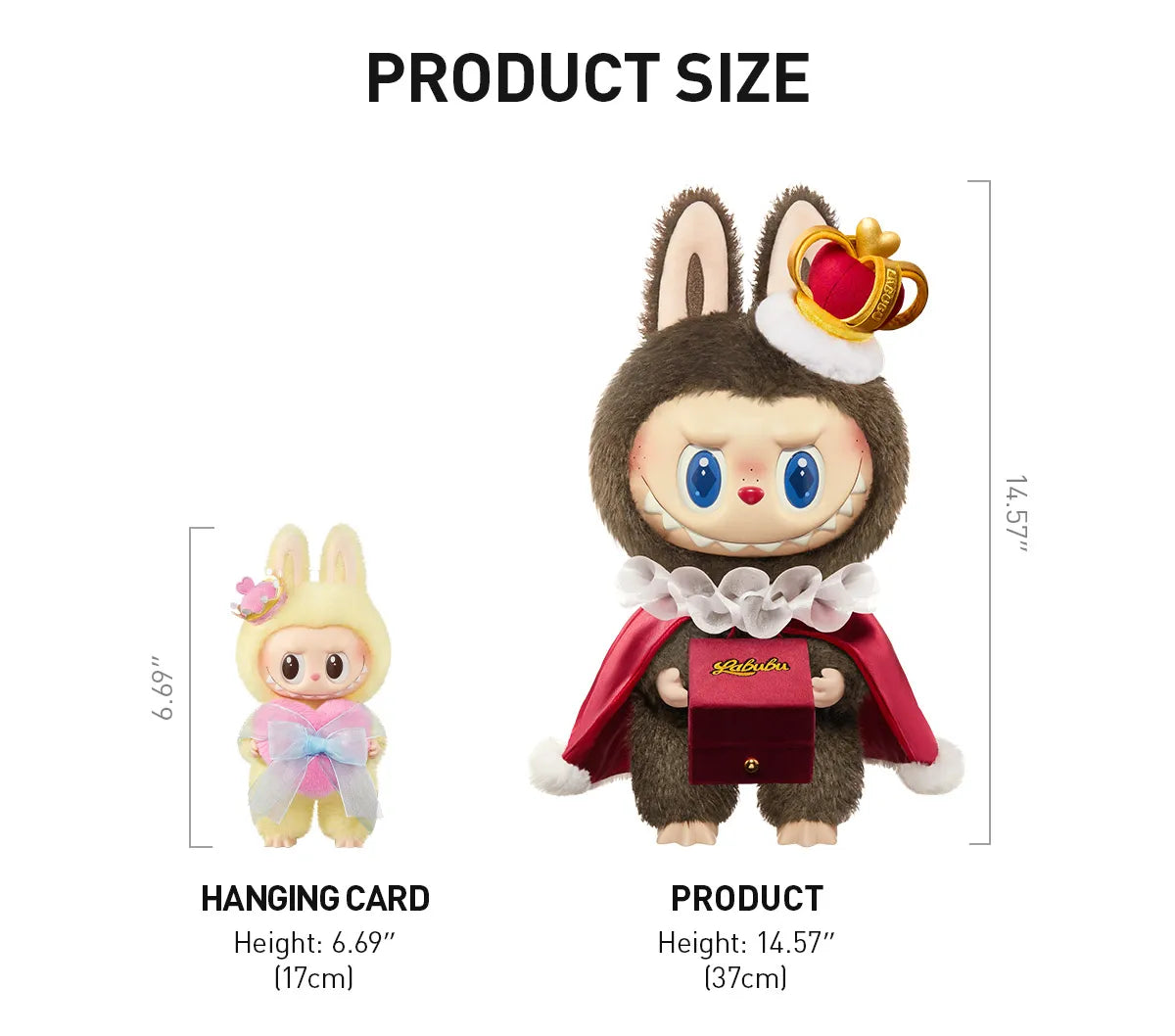 POPMART LABUBU THE MONSTERS 'LET'S CHECKMATE SERIES' VINYL PLUSH DOLL (40 CM)
