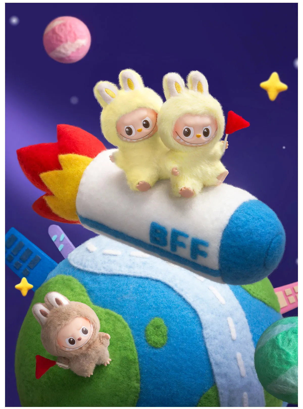 POPMART LABUBU THE MONSTERS 'PIN FOR LOVE' SERIES VINYL PLUSH PEDANT (A-M)