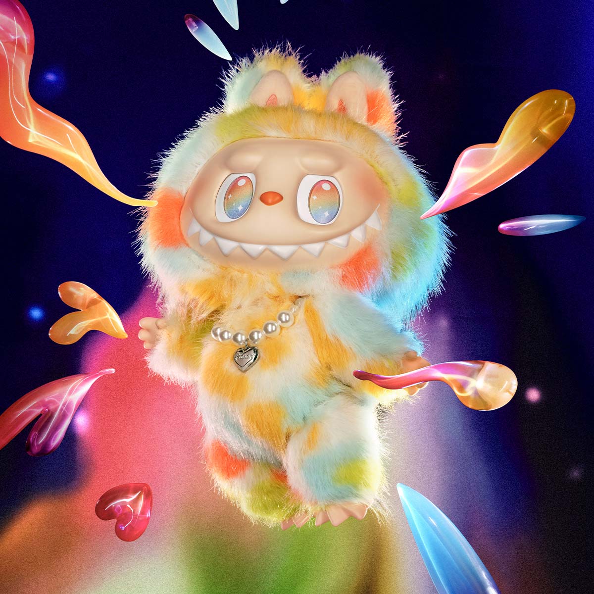 POP MART THE MONSTERS LABUBU BIG INTO ENERGY SERIES 'ROCK THE UNIVERSE' VINYL PLUSH DOLL (37CM)