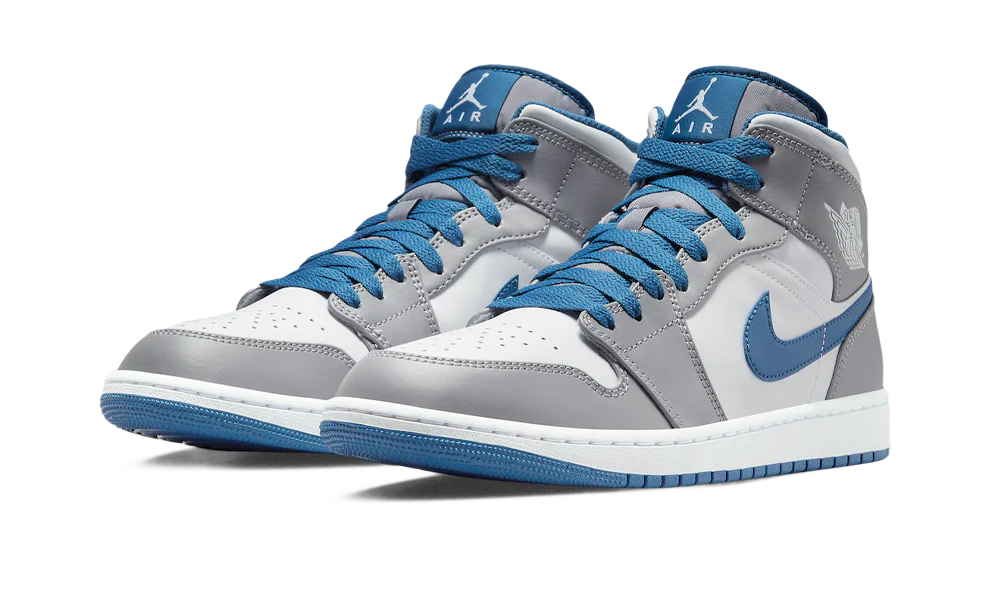 AIR JORDAN 1 MID 'TRUE BLUE'