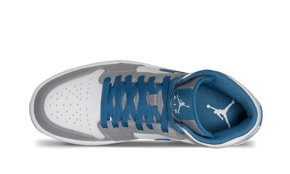 AIR JORDAN 1 MID 'TRUE BLUE'