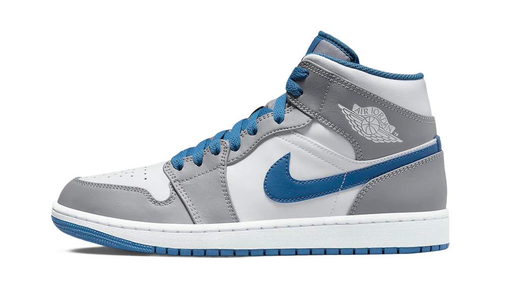 AIR JORDAN 1 MID 'TRUE BLUE'