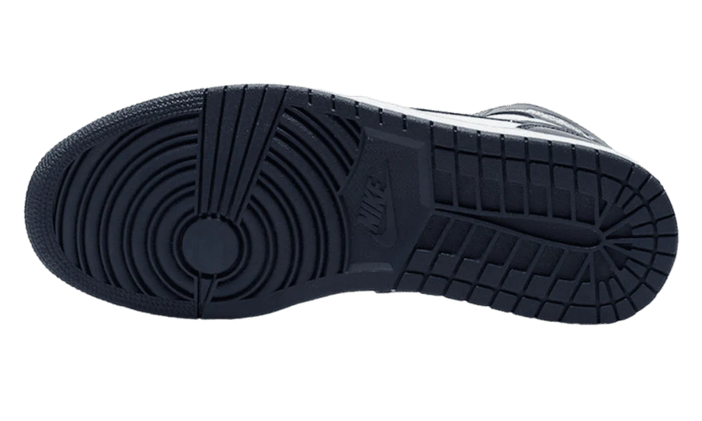 AIR JORDAN 1 MID 'WHITE METALLIC GOLD OBSIDIAN'