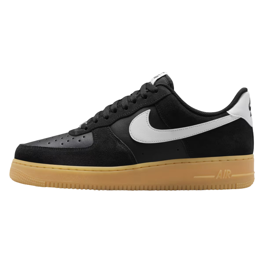 NIKE AIR FORCE 1 LOW 07 LV8 'BLACK SUEDE GUM' 46