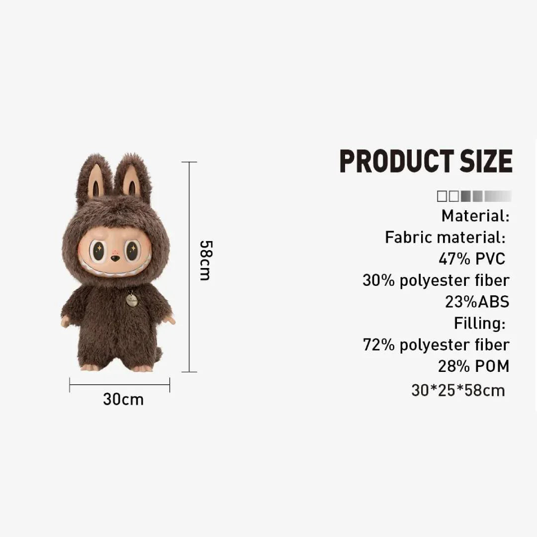 POP MART THE MONSTERS LABUBU ZIMOMO 'I FOUD YOU VINYL DOLL' (58CM)