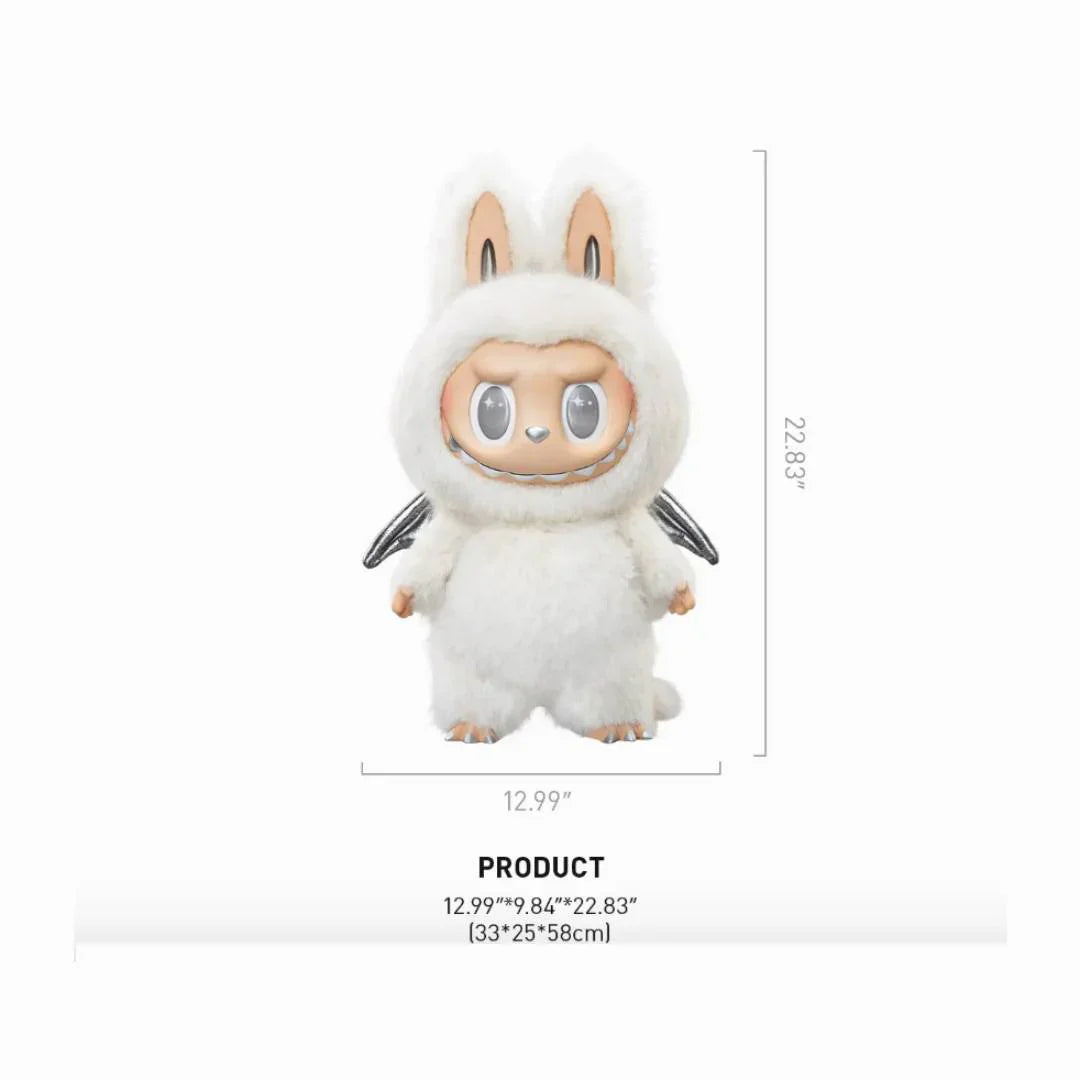 POP MART THE MONSTERS LABUBU ZIMOMO 'ANGLE IN CLOUDS VINYL DOLL' (58CM)