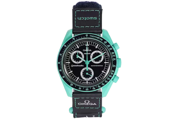 SWATCH X OMEGA BIOCERAMIC MOONSWATCH 'MISSION TO EARTH POLAR LIGHTS'