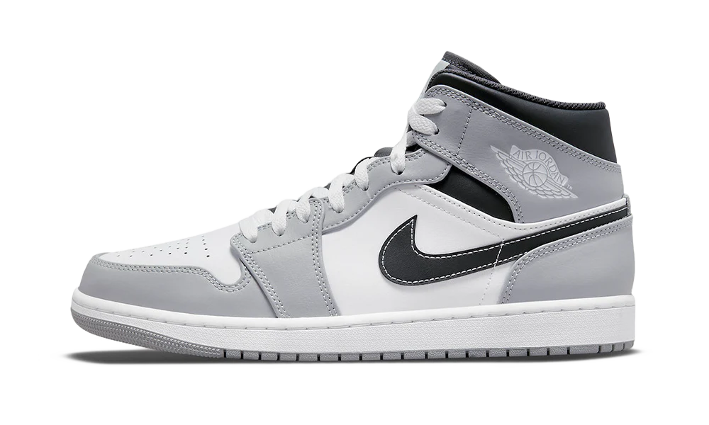 AIR JORDAN 1 MID 'LIGHT SMOKE GREY ANTHRACITE'