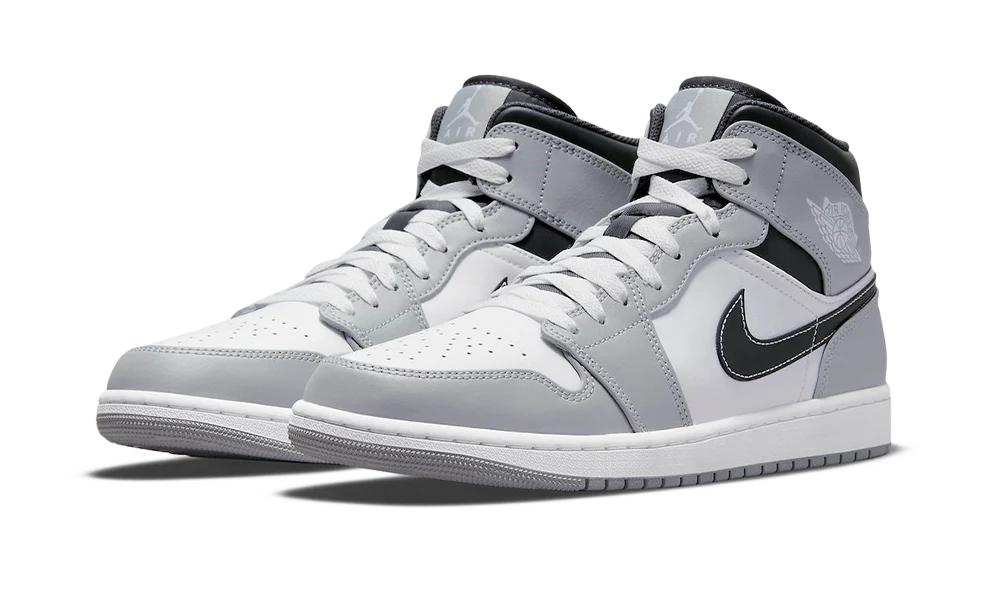 AIR JORDAN 1 MID 'LIGHT SMOKE GREY ANTHRACITE'