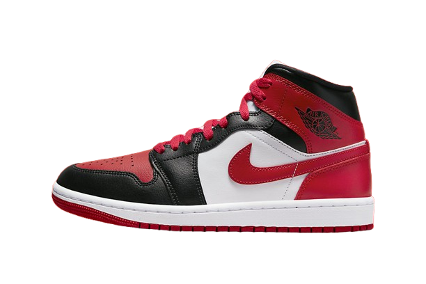 NIKE AIR JORDAN 1 MID 'ALTERNATE BRED TOE'