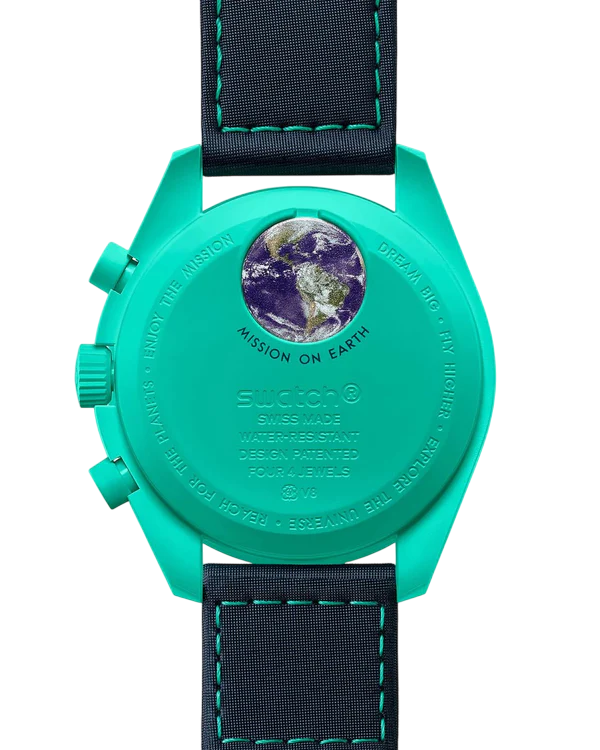 SWATCH X OMEGA BIOCERAMIC MOONSWATCH 'MISSION TO EARTH POLAR LIGHTS'