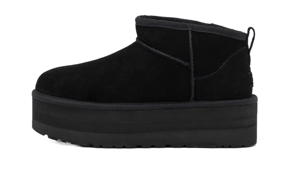 UGG CLASSIC ULTRA MINI PLATFORM 'BLACK'