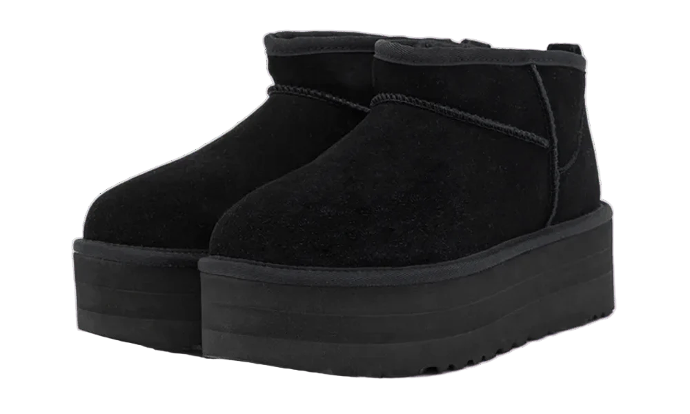 UGG CLASSIC ULTRA MINI PLATFORM 'BLACK'