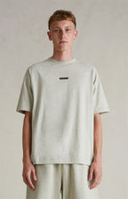 FEAR OF GOD ESSENTIALS T-SHIRT 'HEATHER STONE' FW25