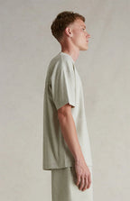 FEAR OF GOD ESSENTIALS T-SHIRT 'HEATHER STONE' FW25