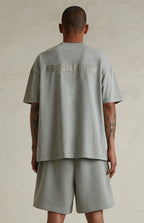 FEAR OF GOD ESSENTIALS CLASSIC T-SHIRT 'CONCRETE HEATHER' FW25