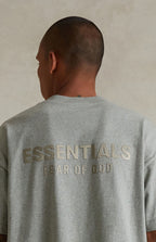 FEAR OF GOD ESSENTIALS CLASSIC T-SHIRT 'CONCRETE HEATHER' FW25