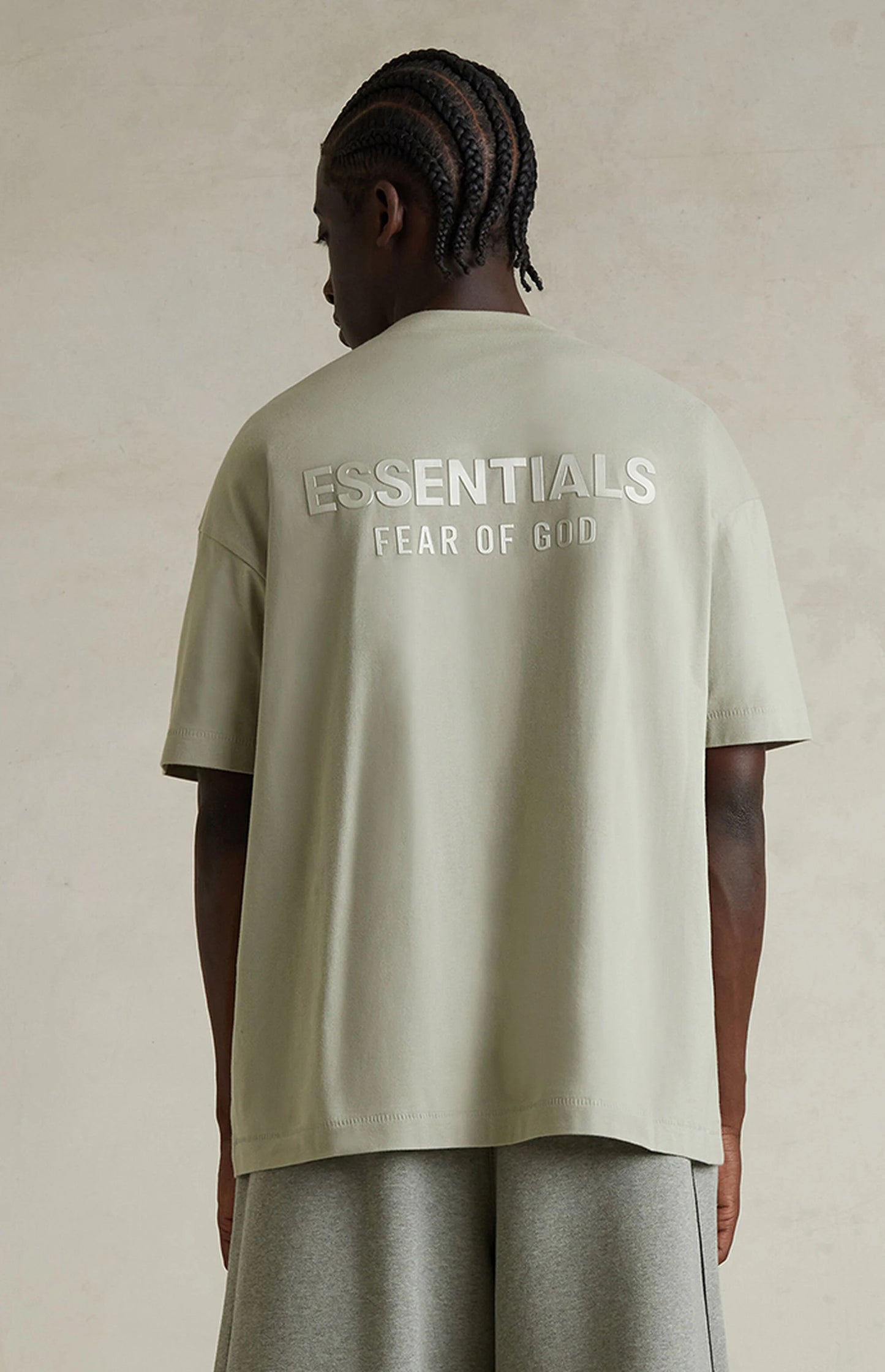 FEAR OF GOD ESSENTIALS T-SHIRT 'ABBEY STONE' SS25