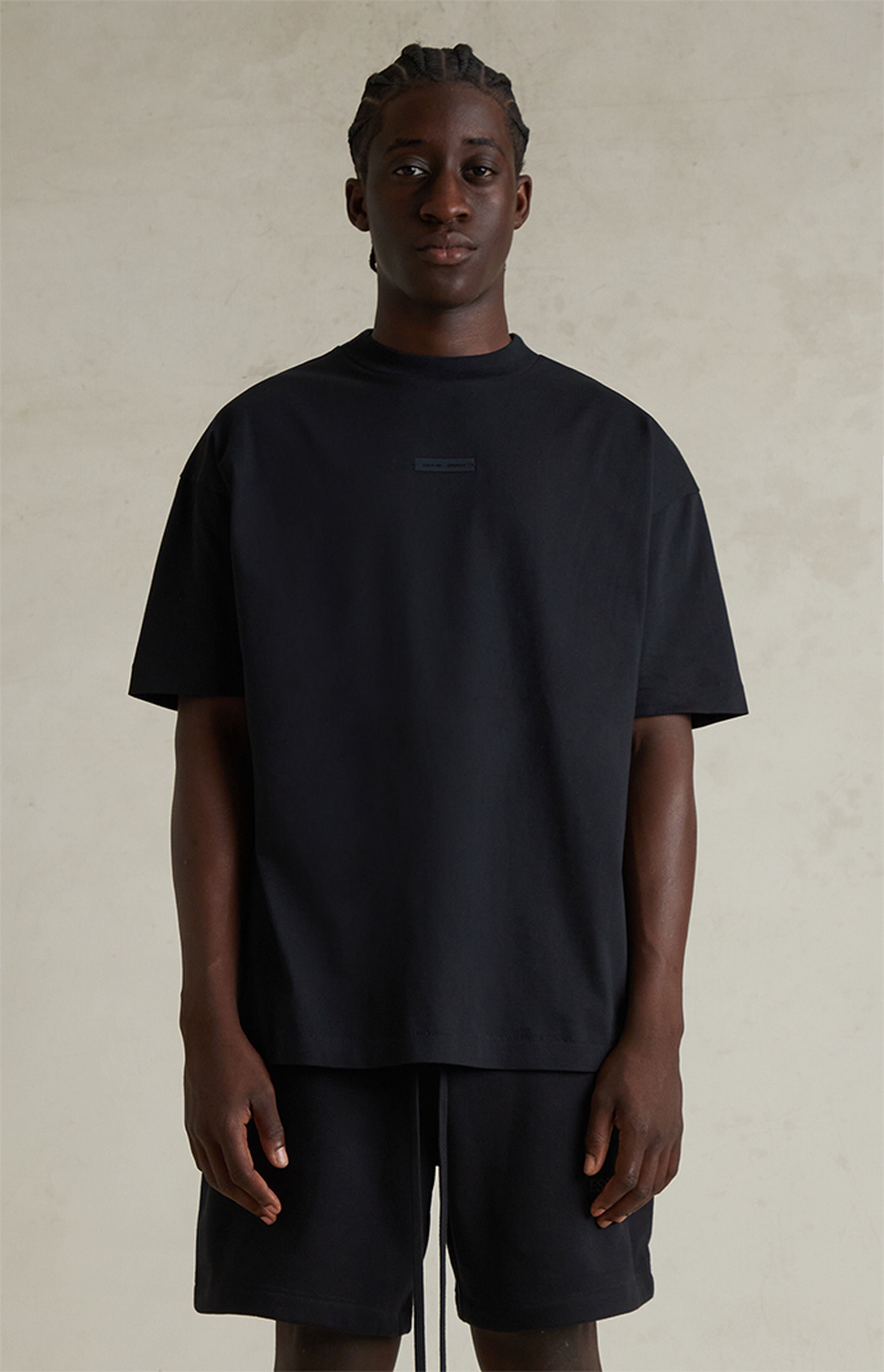 FEAR OF GOD ESSENTIALS CLASSIC T-SHIRT 'JET BLACK' FW25