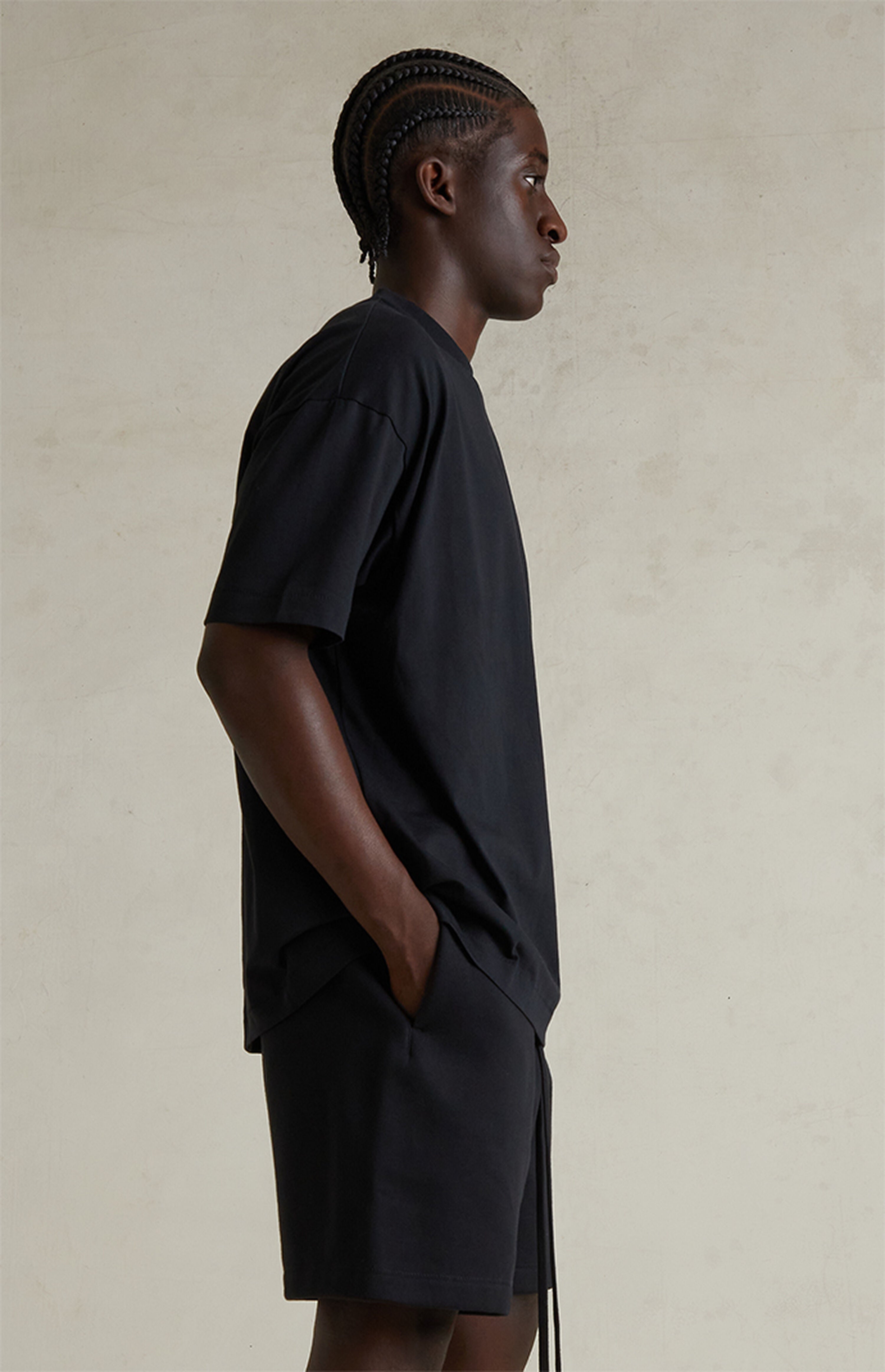FEAR OF GOD ESSENTIALS CLASSIC T-SHIRT 'JET BLACK' FW25