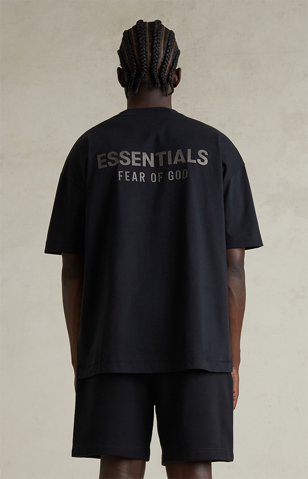 FEAR OF GOD ESSENTIALS CLASSIC T-SHIRT 'JET BLACK' FW25
