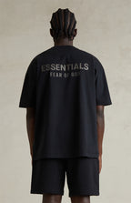 FEAR OF GOD ESSENTIALS CLASSIC T-SHIRT 'JET BLACK' FW25