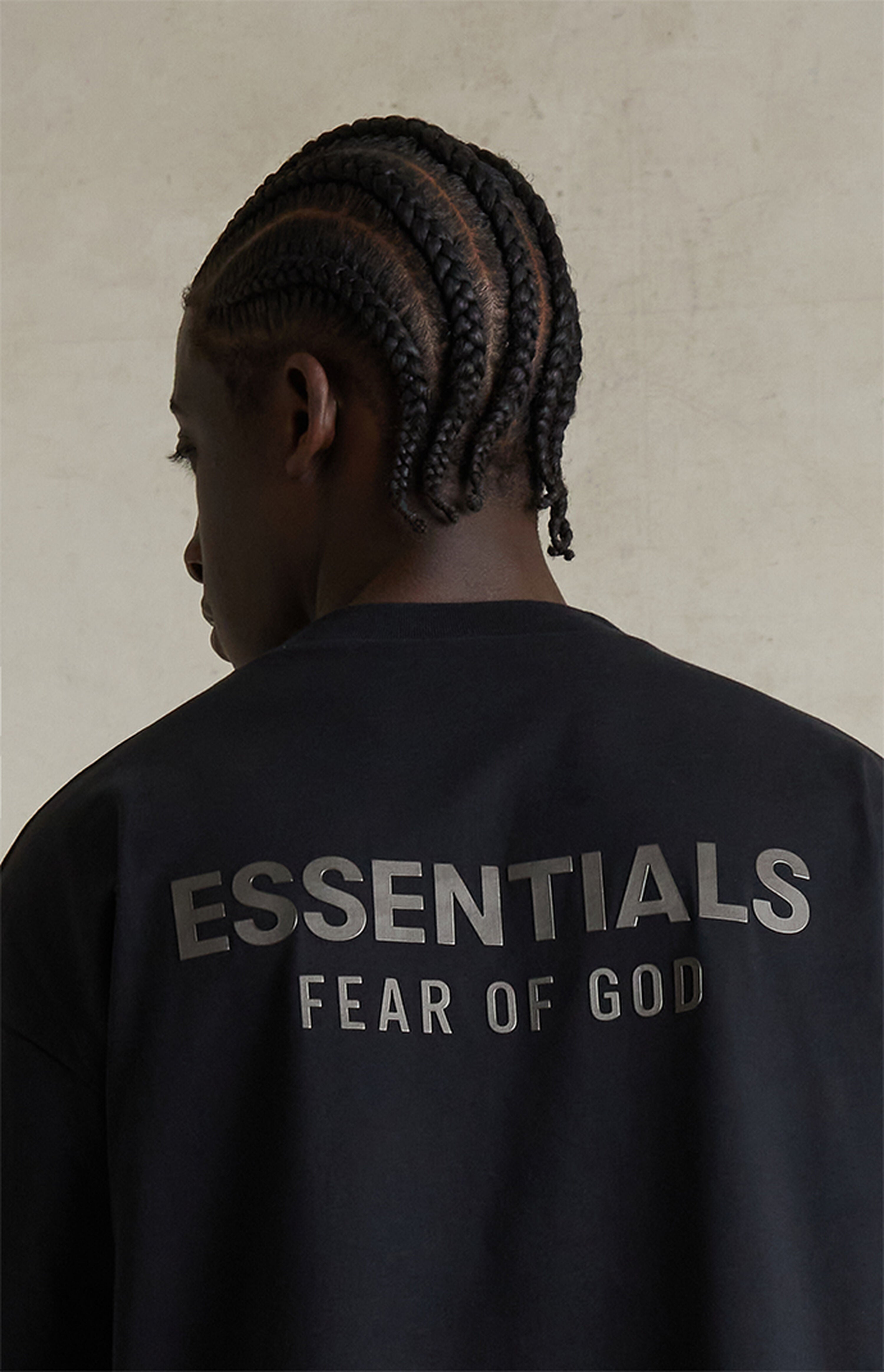 FEAR OF GOD ESSENTIALS CLASSIC T-SHIRT 'JET BLACK' FW25