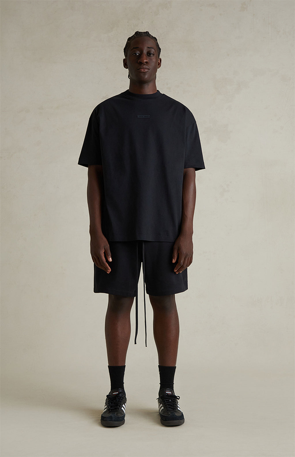 FEAR OF GOD ESSENTIALS CLASSIC T-SHIRT 'JET BLACK' FW25