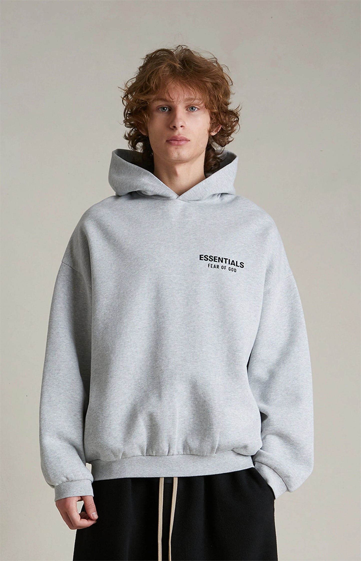 FEAR OF GOD ESSENTIALS FLEECE SET II 'LIGHT HEATHER GREY' (2024)