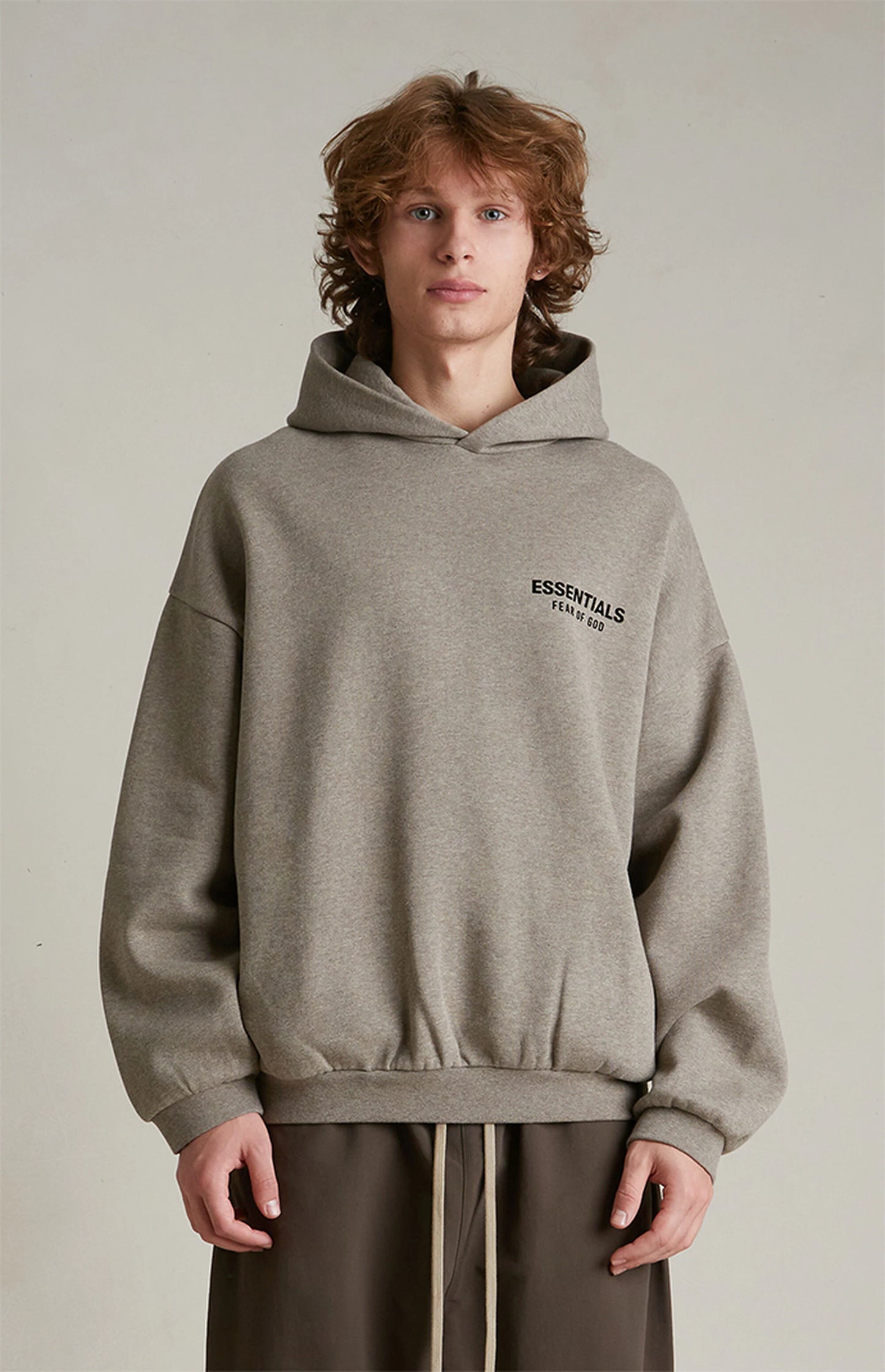 FEAR OF GOD ESSENTIALS FLEECE SET II 'HEATHER GREY' (2024)