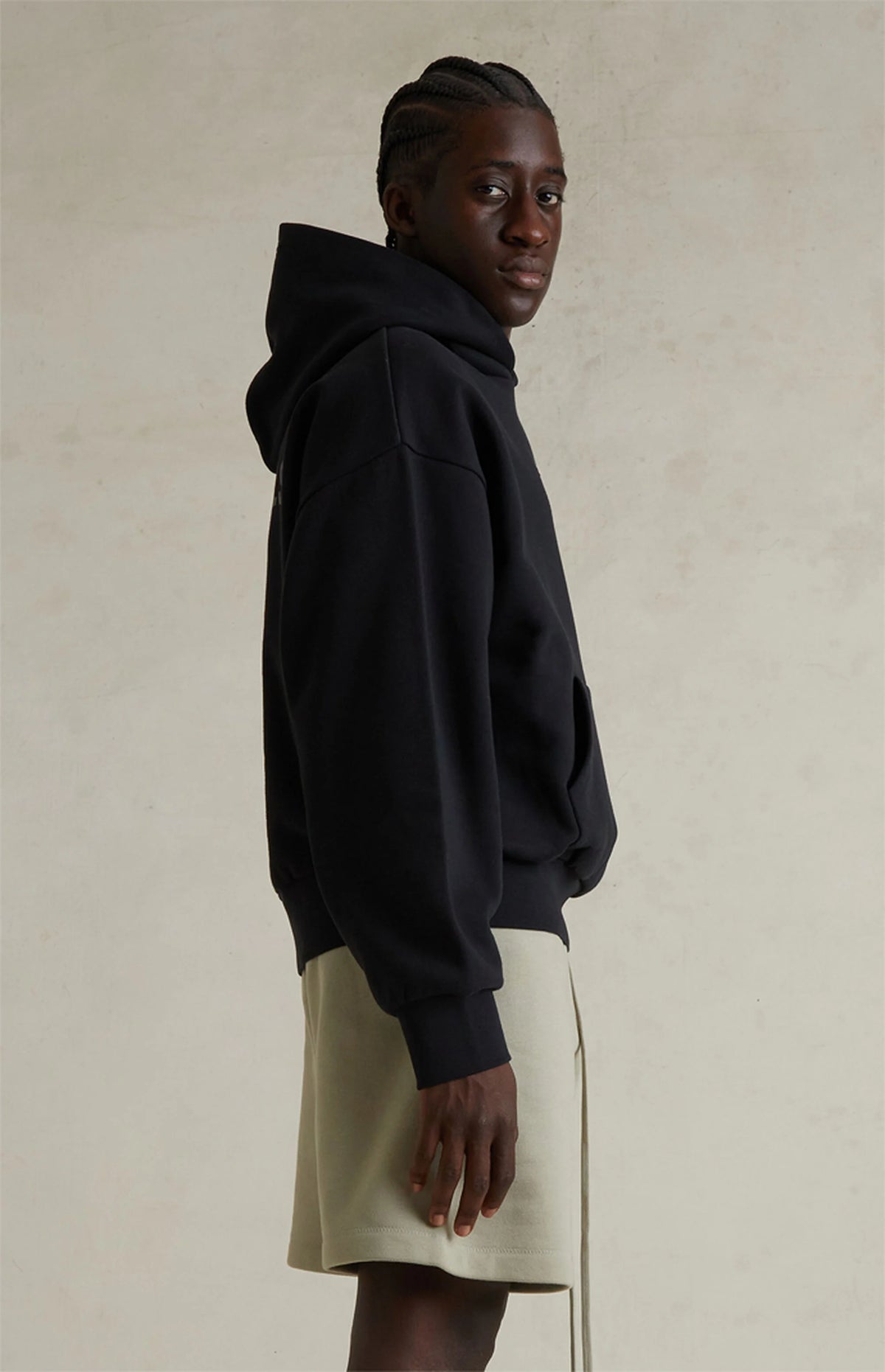 FEAR OF GOD ESSENTIALS HOODIE 'JET BLACK' FW25