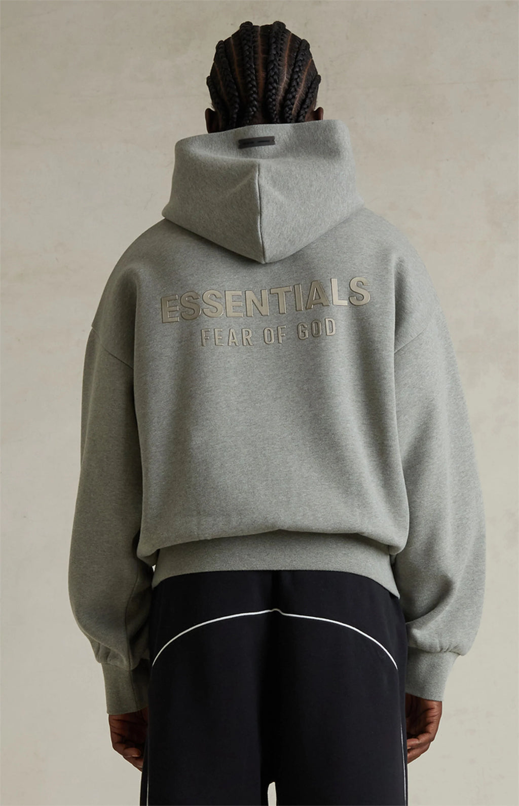 FEAR OF GOD ESSENTIALS HOODIE 'CONCRETE HEATHER' FW25