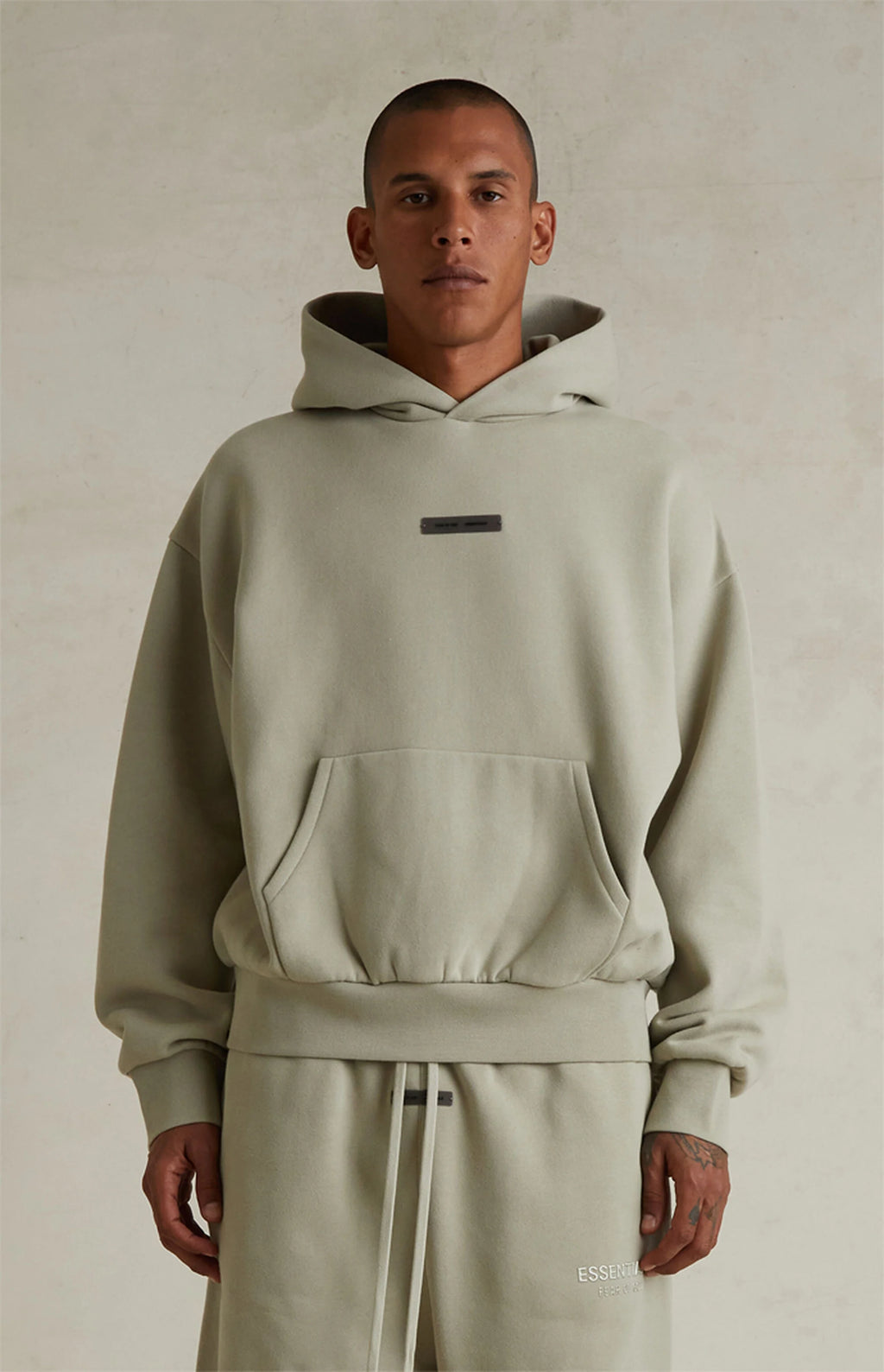 FEAR OF GOD ESSENTIALS HOODIE 'ABBEY STONE' FW25