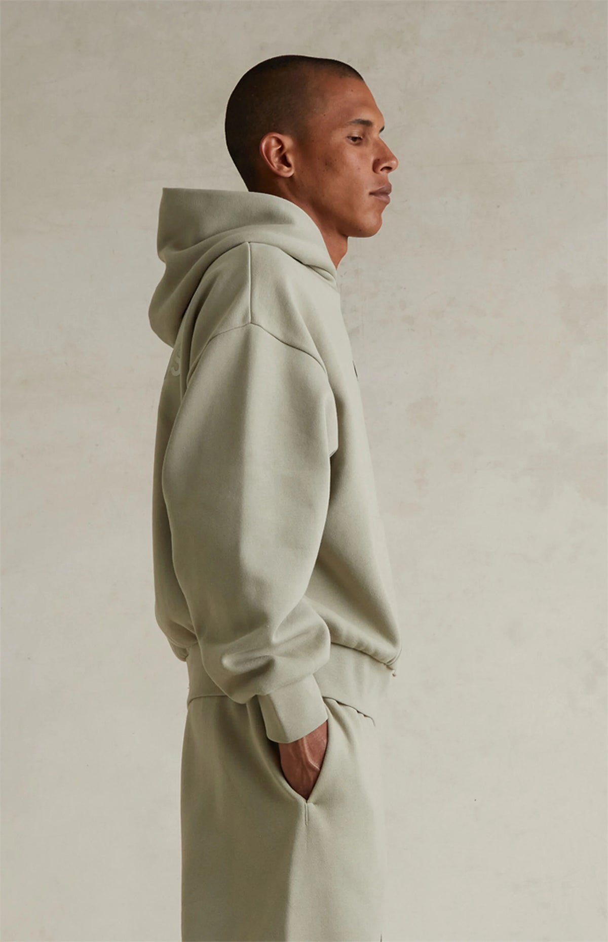 FEAR OF GOD ESSENTIALS HOODIE 'ABBEY STONE' FW25