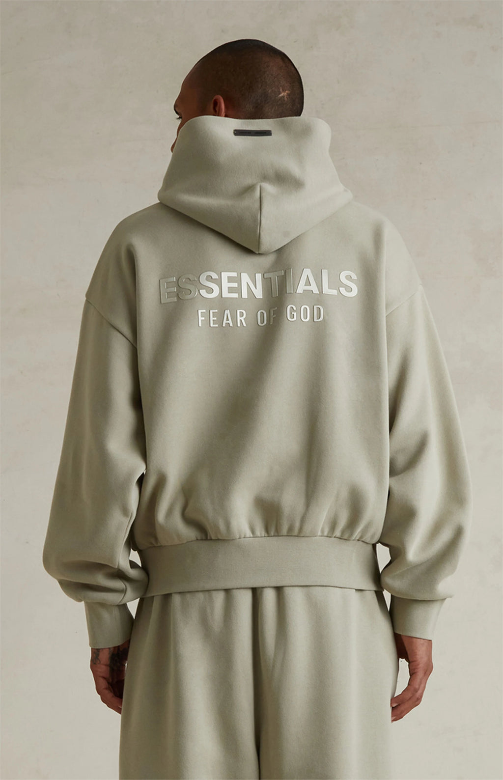 FEAR OF GOD ESSENTIALS HOODIE 'ABBEY STONE' FW25
