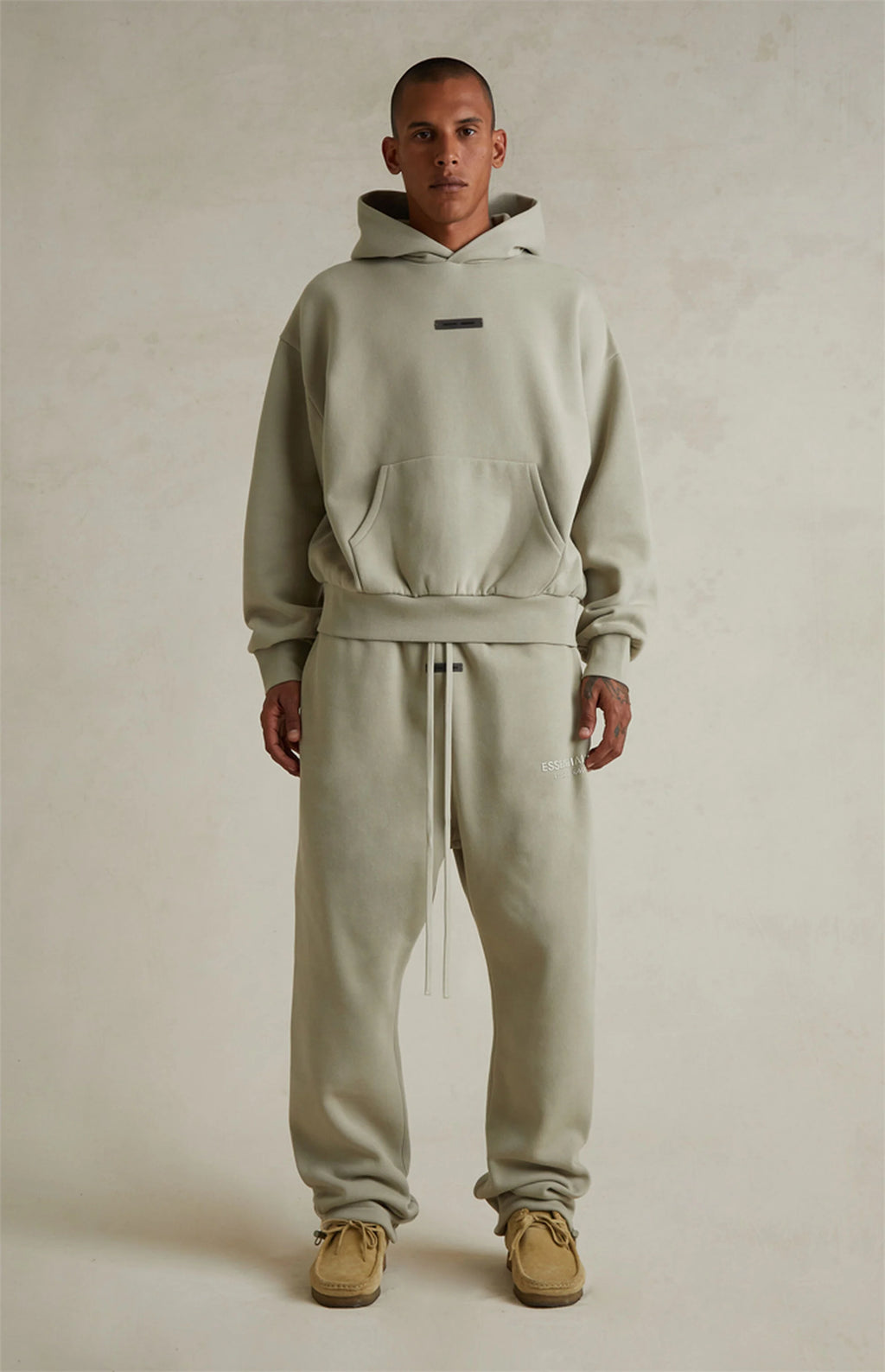 FEAR OF GOD ESSENTIALS HOODIE 'ABBEY STONE' FW25