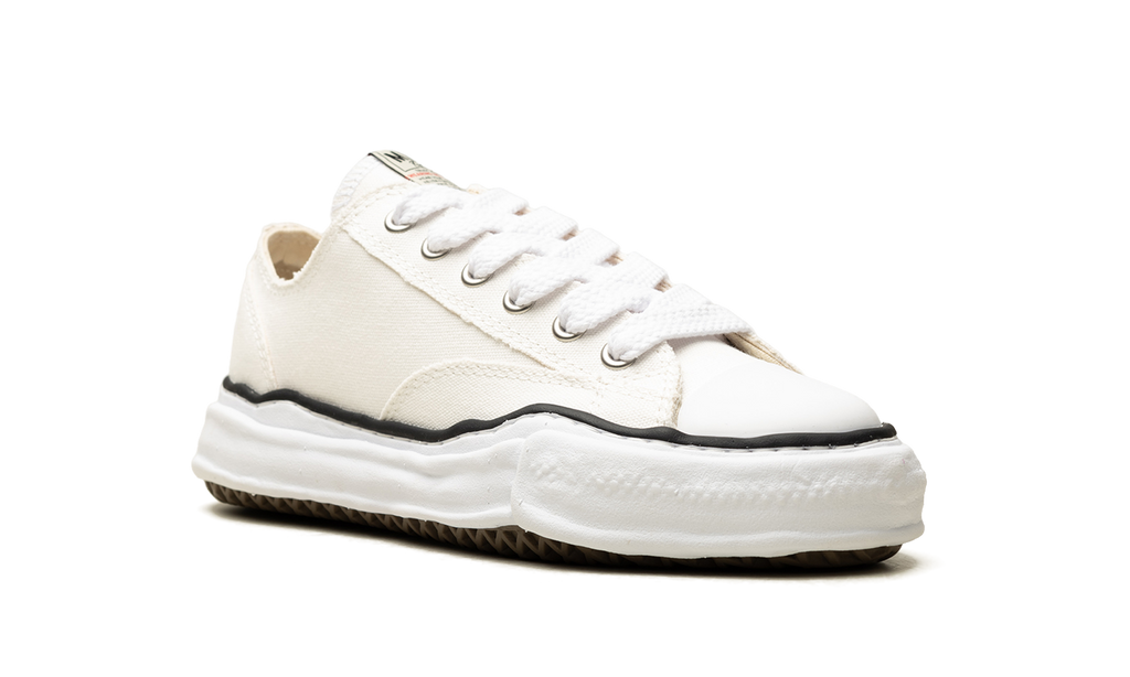 MAISON MIHARA YASUHIRO PETERSON OG SOLE CANVAS LOW "WHITE"