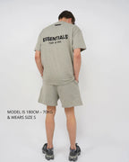 FEAR OF GOD ESSENTIALS SUMMER SET 'DARK OATMEAL' SS22