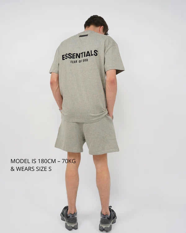 FEAR OF GOD ESSENTIALS SUMMER SET 'DARK OATMEAL' SS22