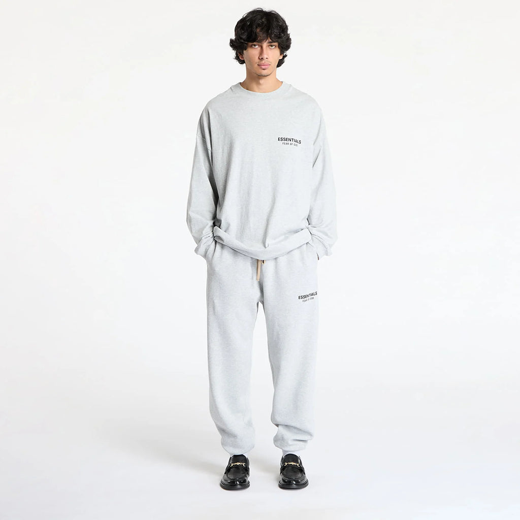 FEAR OF GOD ESSENTIALS FLEECE SWEATPANTS II 'LIGHT HEATHER GREY' (2024)