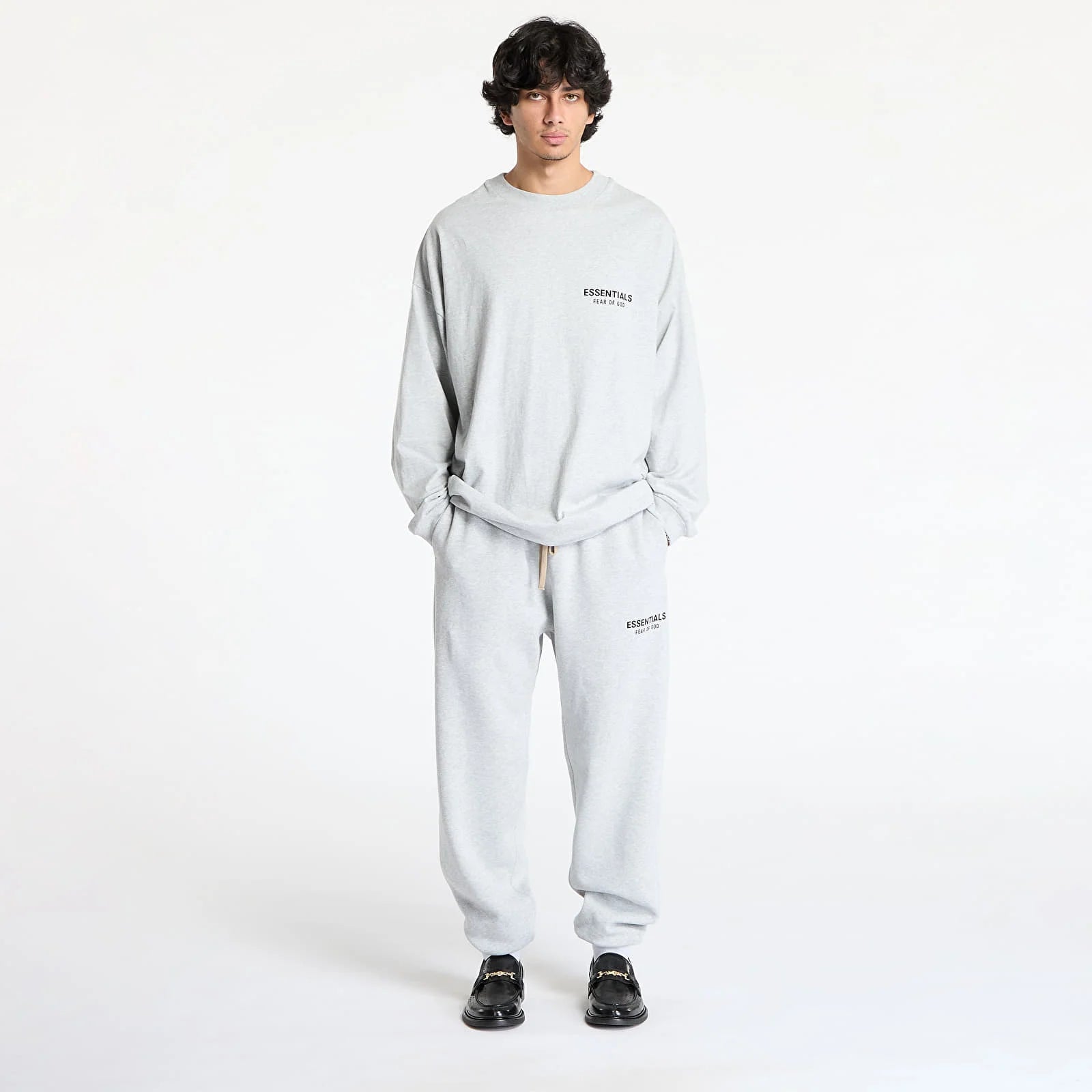 FEAR OF GOD ESSENTIALS FLEECE SWEATPANTS II 'LIGHT HEATHER GREY' (2024)