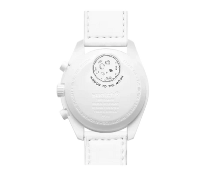 SWATCH X OMEGA BIOCERAMIC MOONSWATCH 'MISSION TO MOONPHASE SNOOPY WHITE'