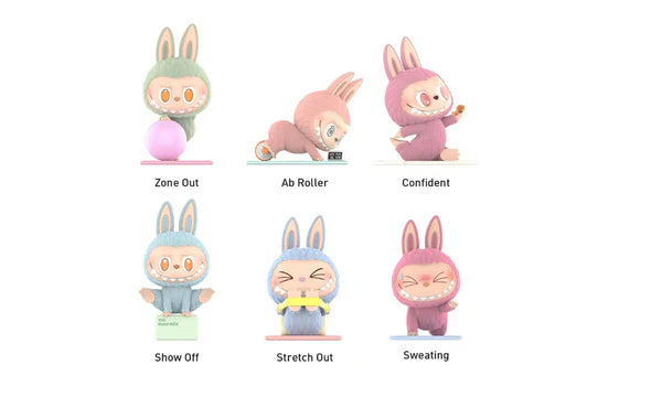 POP MART LABUBU THE MONSTERS 'LAZY YOGA SERIES FIGUERS' BLIND BOX
