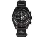 SWATCH X OMEGA BIOCERAMIC MOONSWATCH MISSION TO MOONPHASE 'SNOOPY BLACK'