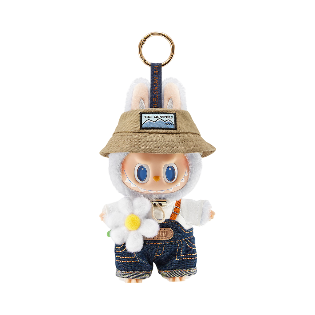 POP MART LABUBU THE MOSTERS 'FALL IN WILD' VINYL PLUSH DOLL PEDANT HANGING CARD