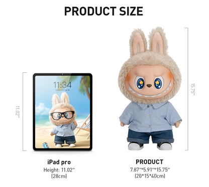 POPMART LABUBU THE MONSTERS 'FLIP WITH ME' VINYL PLUSH DOLL (40 CM)