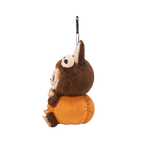 POPMART LABUBU 'HAPPY HALLOWEEN PARTY SERIES-SITTING PUMPKIN ' VINYL PLUSH PEDANT