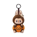 POPMART LABUBU 'HAPPY HALLOWEEN PARTY SERIES-SITTING PUMPKIN ' VINYL PLUSH PEDANT